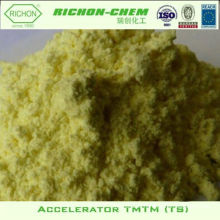 Los mejores suplementos químicos de los compuestos de goma del proveedor de China C6H12N2S3 CAS NO.97-74-5 Acelerador TMTM